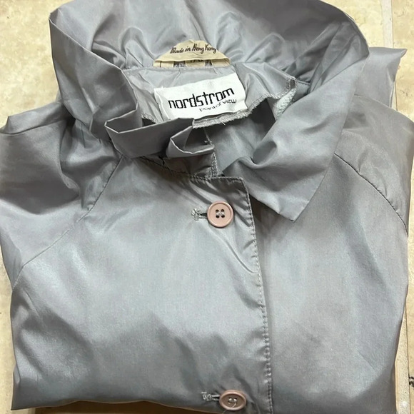 Vintage Nordstrom Point of‎ View Nylon Trench Coat - Picture 11 of 13